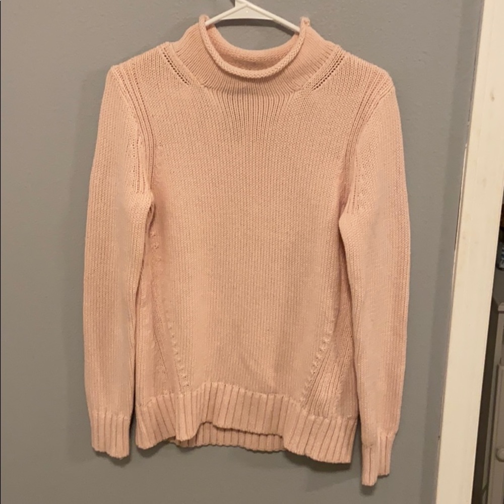 j crew pink sweater NWT